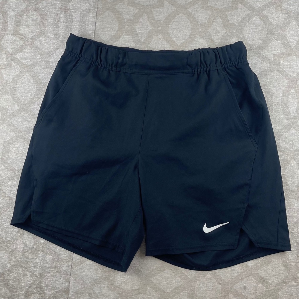 Nike Court Dri-FIT Victory Men Medium Black 7" Tennis Shorts CV3048-010 Exc